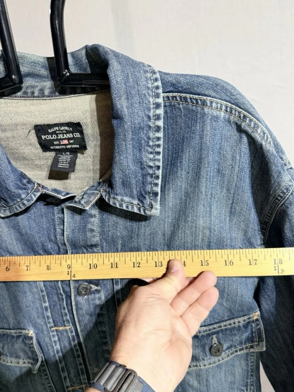 Vintage Polo Jeans Ralph Lauren Jean Denim Trucker Jacket
